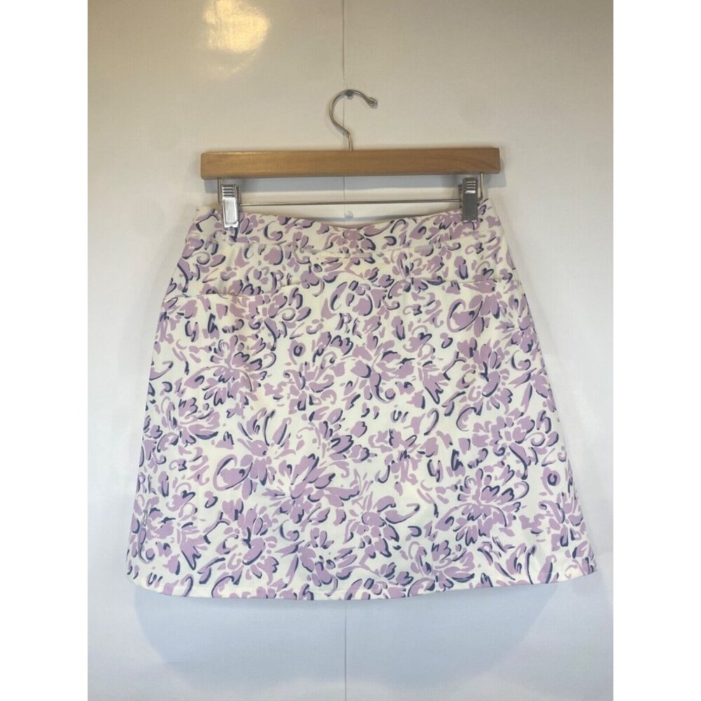 RLX Ralph Lauren A-Line Purple Mini Skirt